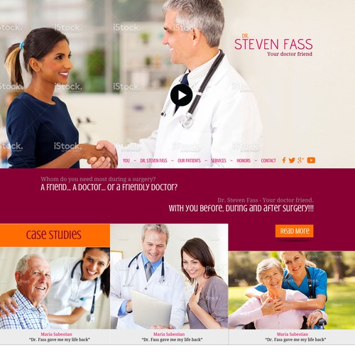 2 Page Web Design: Weight Loss Fass