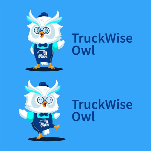 TruckWise Owl mascot
