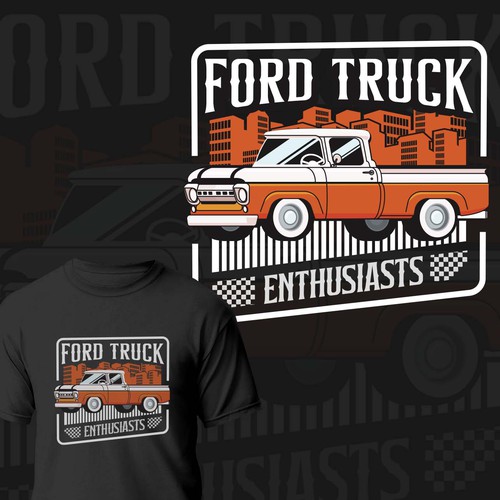 Ts hirt design for ford truck enthusiast