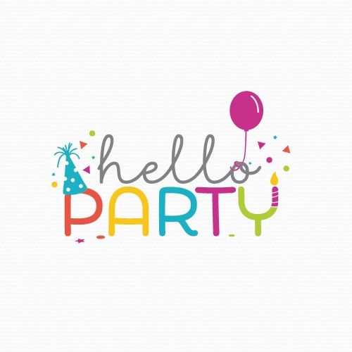 Logo for party supply store