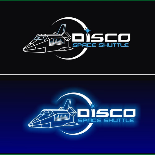 The Disco Space Shuttle Burning Man Art Car needs a new logo!