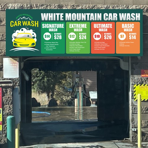 Sign Board for CAR WASH