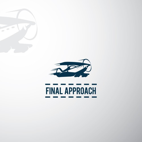 Retro logo for airplane game