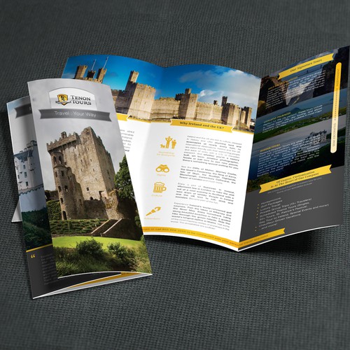 Tenon Tours Travelling Trifold Brochure