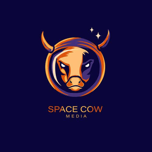 Space Cow Logo