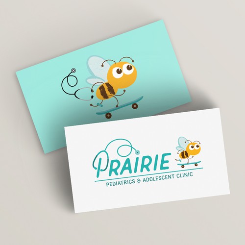 Playful logo design for paediatric clinic