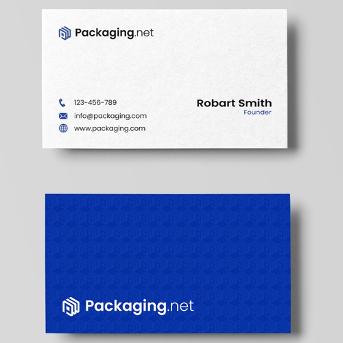 Simple, clean, outstanding business card