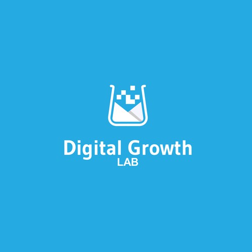 Simple logo for digital company.