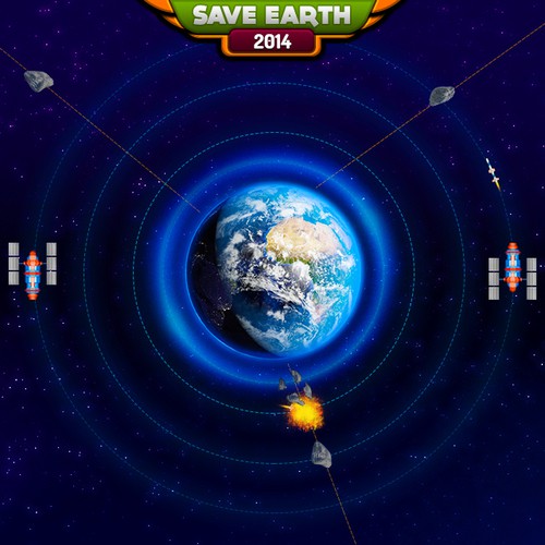 Make the graphical design for the next global blockbuster game hit in the Space Shooter genre!