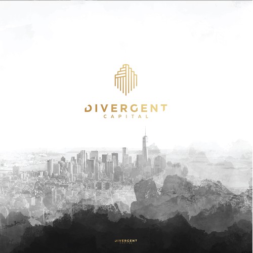 Logo for modern finance company, Divergent Capital