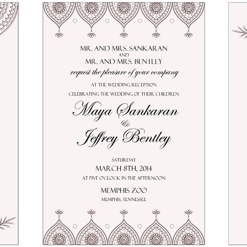 Wedding invitation