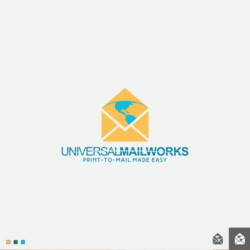 Universal Mailworks logo design