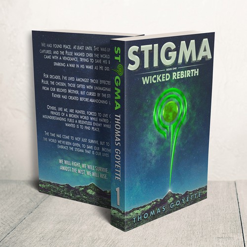 Stigma: Wicked Rebirth - Cover with spine and back