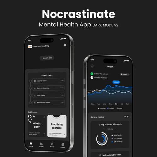 Mental Health App Design