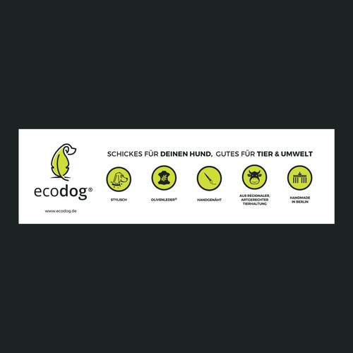 Clear Banner design for ecodog