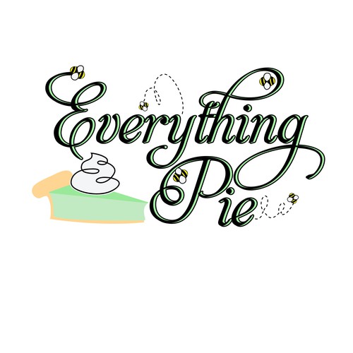 Logo design concept for a pie business