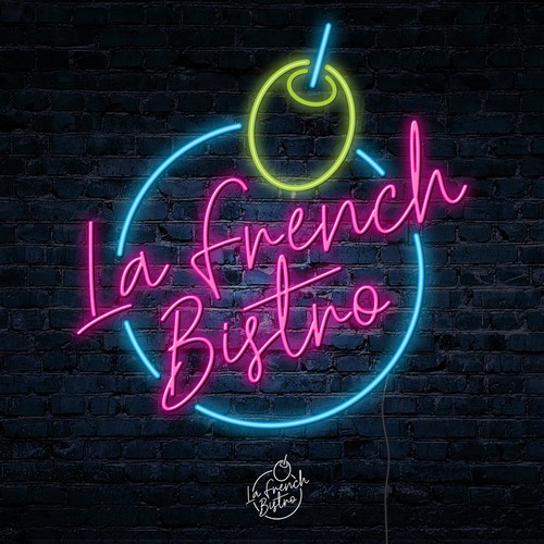 Logotipo vintage 80s para Bar nocturno