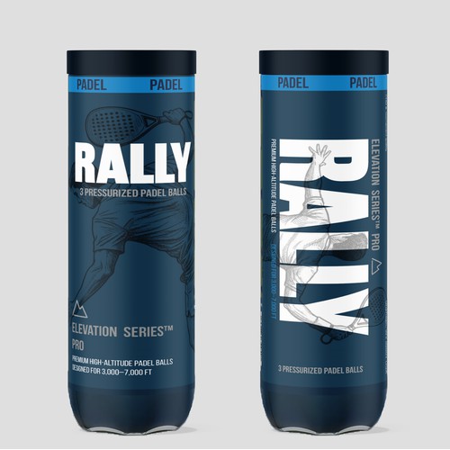 Packaging design for padel balls 