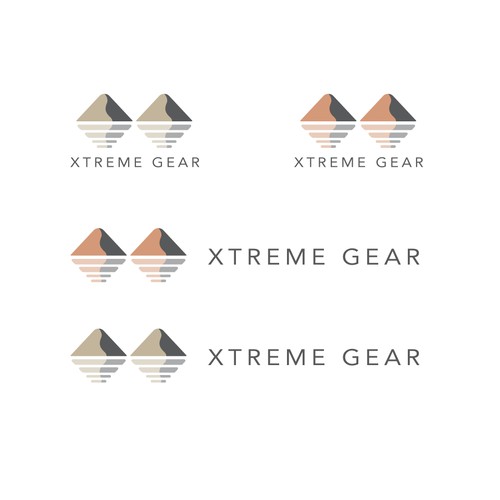 Modern feminine logo for an outdoor gear retailer