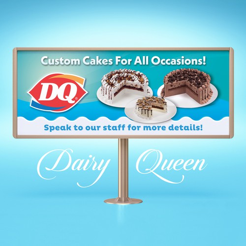 Dairy Queen Custom Cakes Banner