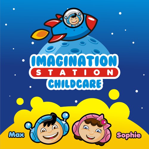 Fun Logo to Inspire Children to Reach Higher