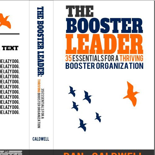 Design a compelling book cover for The Booster Leader!