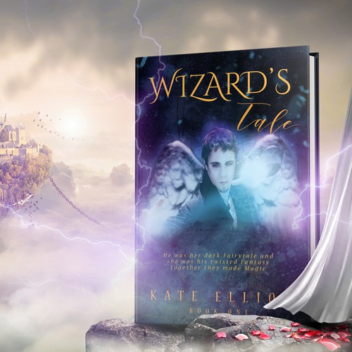 Wizard's Tale Book Cover Illustration