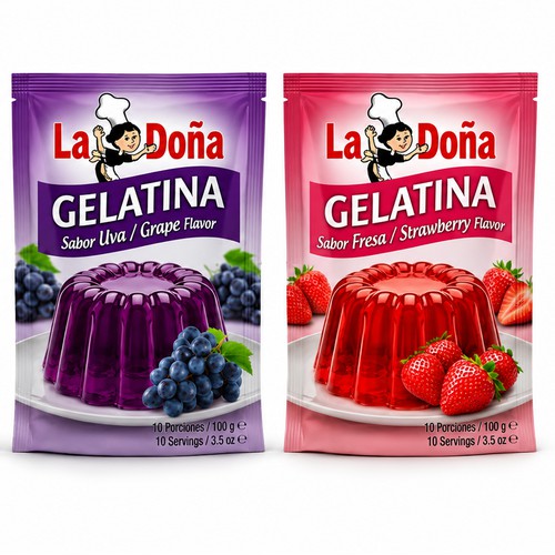 Packaging design for La Doña