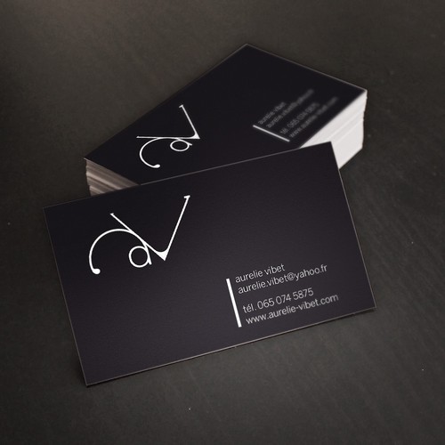 Nouveau projet dans la catégorie logo and business card pourAurelie Vibet