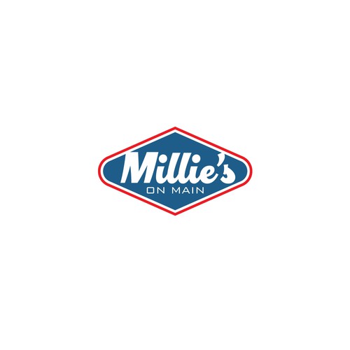 Concept for Millie's on Main, an historic gas station turned into a bar