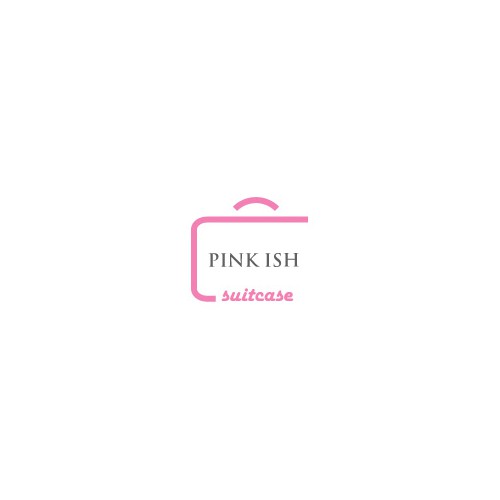 Create the next logo for Pink ish suitcase