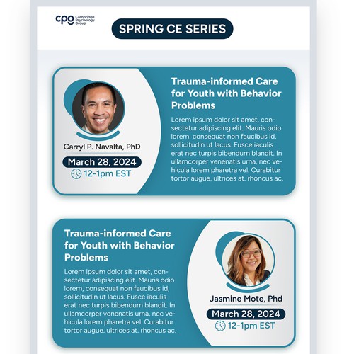 Spring CE Series - Email Newsletter