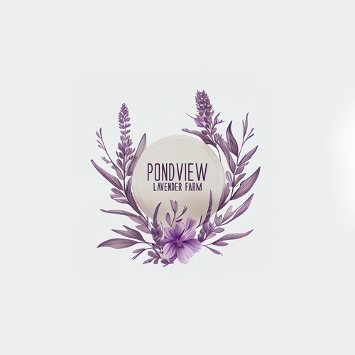 Logo for lavender farm