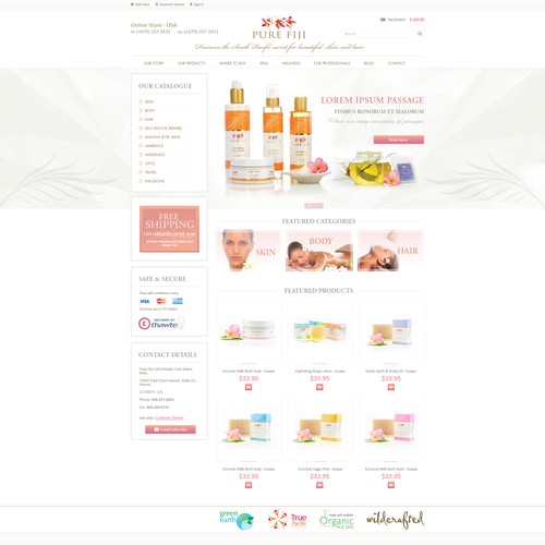 Upmarket Spa Brand Requires Clean Responsive Website Revamp - Guaranteed