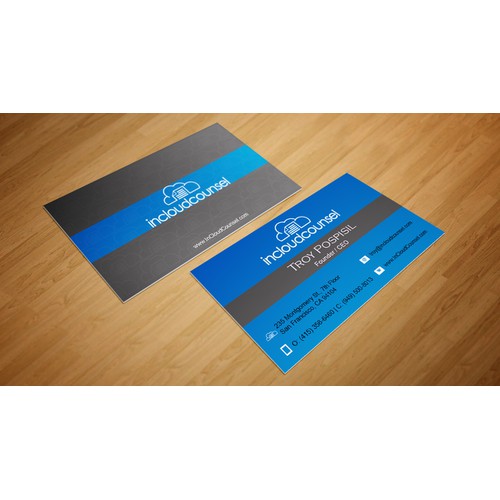 Business Card Design for Legal Technology Company