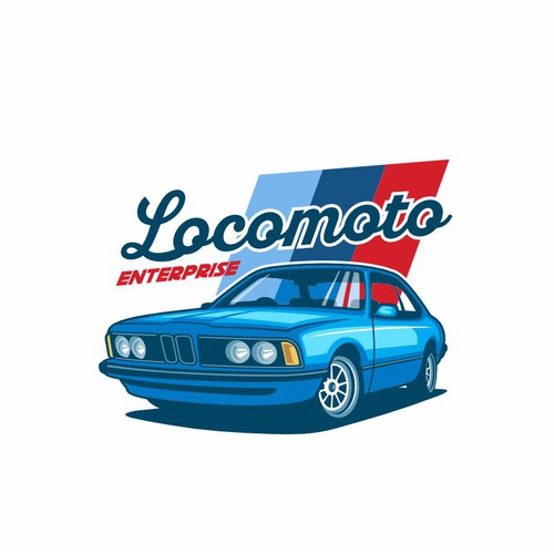 Car motive T-shirt design