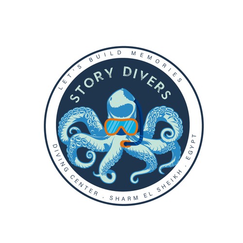 the diving center logo, located in Sharm el Sheikh, Egypt