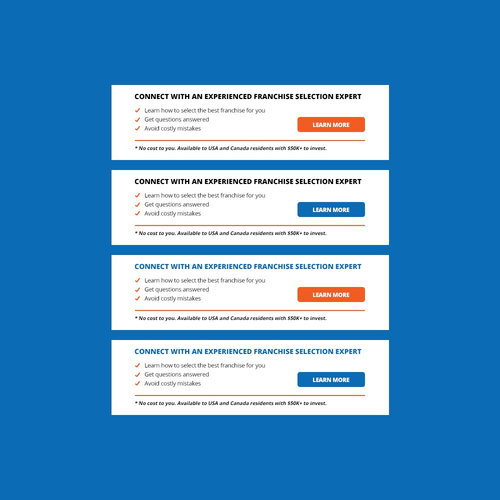 Franchise Selection Consultant banner ad