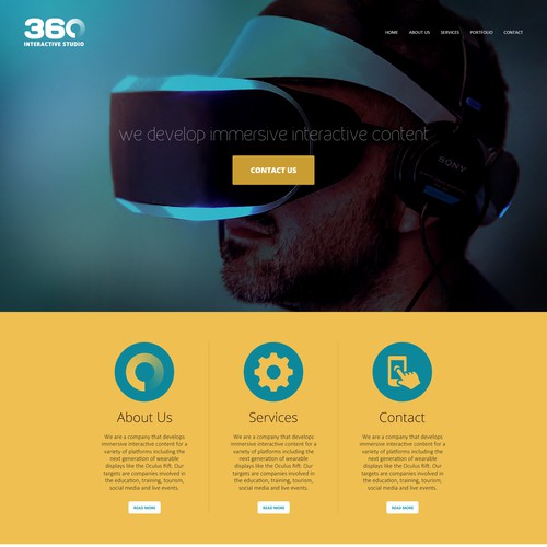 Virtual Reality company website