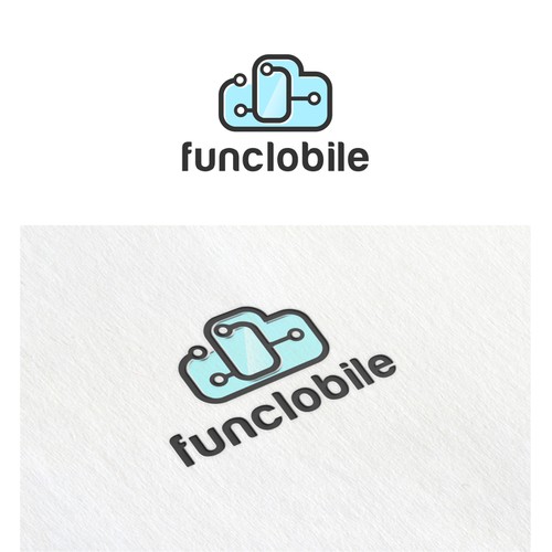 Create a unique, fun, and eye catching logo for Funclobile.