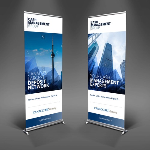 CMG Roll Up Banner Design