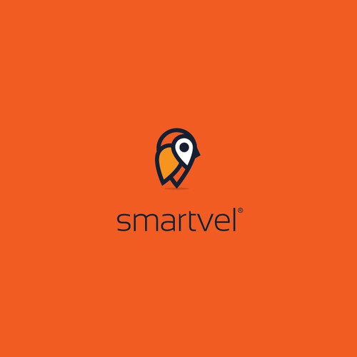Smartvel - Logo for tech travel startup. Smart travel?