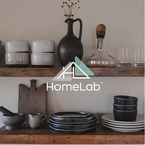 Elegant logo design for HomeLab