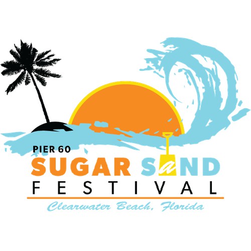 Beach T-shirt Design for Pier 60 Sugar Sand Festival