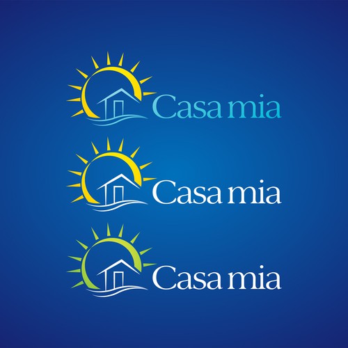 Help Casa mia with a new sunny real estate logo