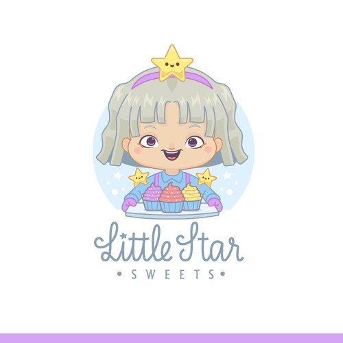 Cute logo for cake shop