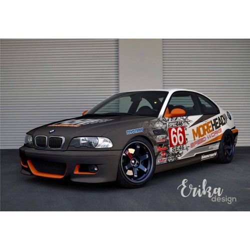 Design BMW 330Ci coupe Race Car