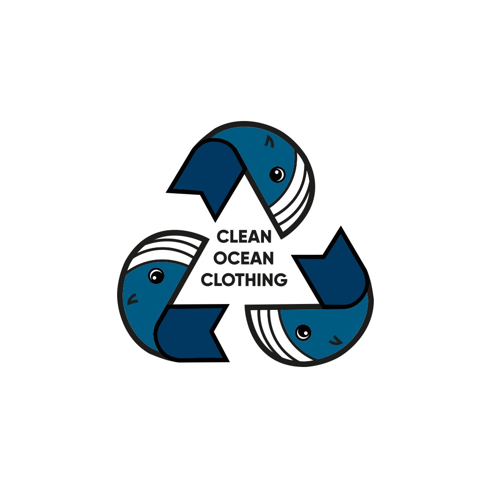 Clean Ocean Clothing Logo Design
