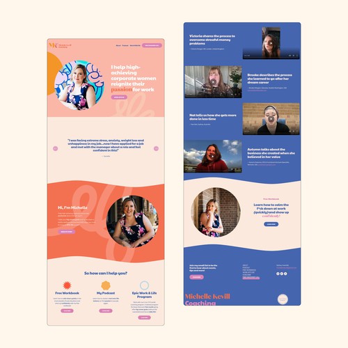 Squarespace Redesign for Coach