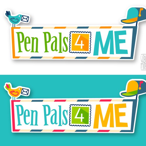 Logo for Kids Writing Service - Fun & Cool !